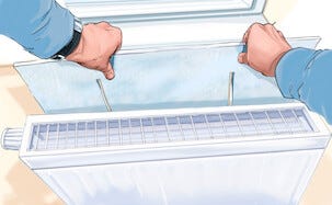 Lämpöpatteriheijastin Tesa