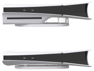 Exibel stativ til PS5 Slim, vannrett