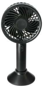 Handfläkt med USB och bordsstativ