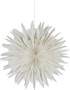 Northlight adventsstjerne i papir, hvit, 45 cm