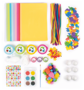 Extra stort pysselset barn, 300 delar, från 5 år