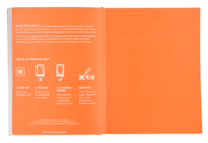 Muistilehtiö A5 viivat, Whitelines