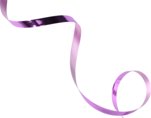 Gavebånd på rull, plast, lilla, 20 meter