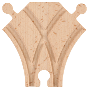 Lisäosasarja puiseen junarataan, yli 3-vuotiaille