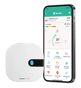 Sensibo Air Pro smart styring av aircondition og varmepumpe
