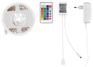 LED list RGBW utbyggbar med fjärrkontroll, Cotech