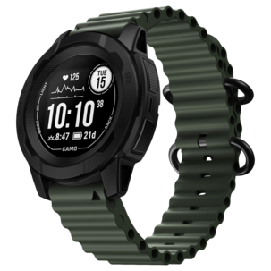 Kellon ranneke silikoni Garmin-kelloon 26 mm, Quick release