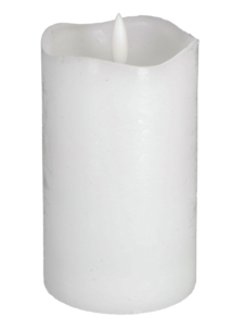 Blockljus LED batteriljus med timer, vit