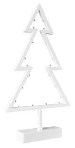 Batteridrevet lysestake med timer