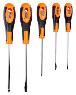 Skruvmejslar Bahco, 5 delar