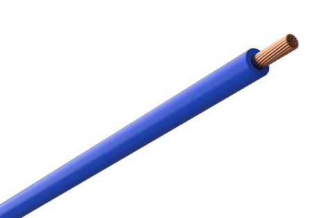 Amokabel RQ-kabel 6 mm² blå, 5 meter