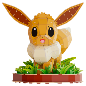 4D Build Pokémon Eevee 3D-puslespill, fra 12 år