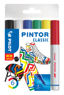 Merkkauskynä Pilot Pintor Classic 6 kpl
