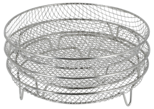 Galler till airfryer, 3 lager, Ø20x10 cm