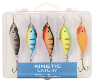 Kinetic Catchy 9 gram spinnare för öring, 5-pack