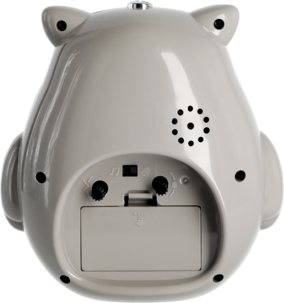 Ugle-vekkerklokke for barn, lydløs 15,5 cm