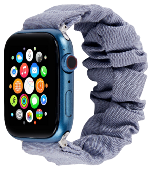 Anmiki Satin scrunchie Apple Watch armband, 42, 44, 45, 46, 49 mm