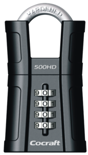 Kombinationshänglås med dold bygel Cocraft 500HD
