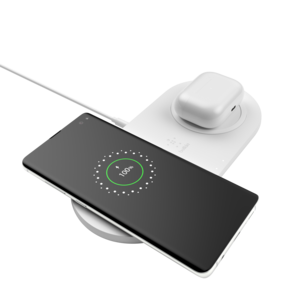 Belkin Boost Charge Dual 10 W, trådlös laddare med plats för två enheter