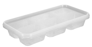 Frysförvaring med flera fack, portionsform