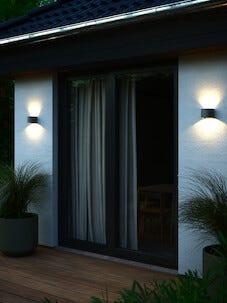 Nordlux Milda fasadebelysning opp og ned IP44, LED