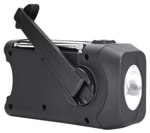 Exibel vevradio med solcell och powerbank