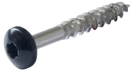 Rännkroksskruv svart