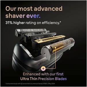 Rakhuvud 96M till rakapparat Braun Series 9, PRO, PRO+ 
