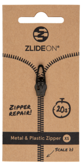 ZlideOn till dragkedjor av plast och metall XS, 1-pack