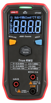 Multimeter digital UT123D True RMS