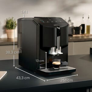 Siemens EQ300 kaffemaskin bönor helautomatisk 