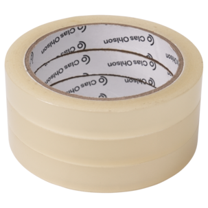 Läpinäkyvä teippi, 3 kpl