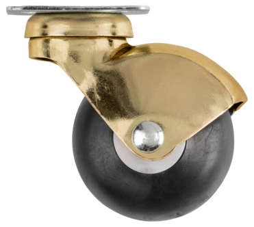 Möbelhjul Boule, mässing