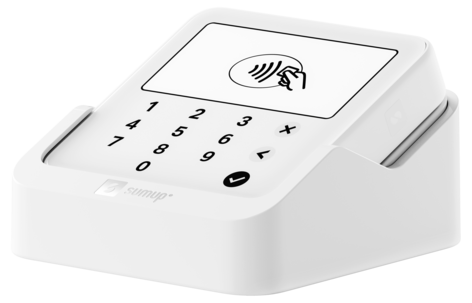 SumUp Solo Lite kortläsare med laddstation