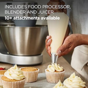 Kenwood Prospero+ KHC29.H0WH, kjøkkenmaskin