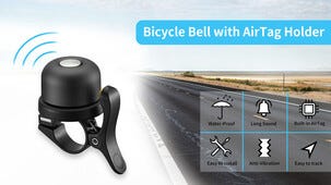 Ringeklokke for sykkel med skjult rom for AirTag