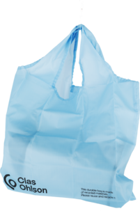Återanvändbar påse i återvunnen polyester