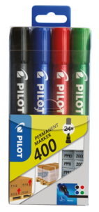Märkpennor Pilot Permanent Marker, 4-pack