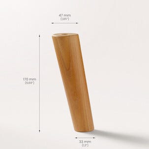 Prettypegs møbelben Dagmar 170 mm 1-pakning