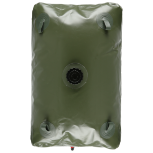 Sammenleggbar vanntank med tappekran, 240 liter