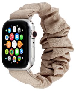 Anmiki Satin scrunchie Apple Watch armband, 42, 44, 45, 46, 49 mm