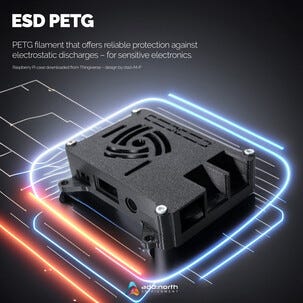 Addnorth ESD PETG Filament svart, 1,75 mm, 1 kg