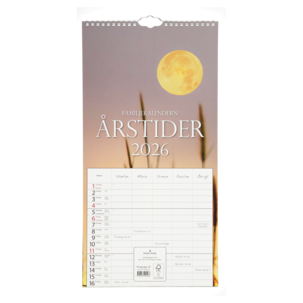 Burde Familjekalender Årstider 2026, A3