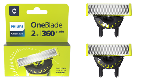 Philips OneBlade 360 utbytesblad 2-pack, QP420/50