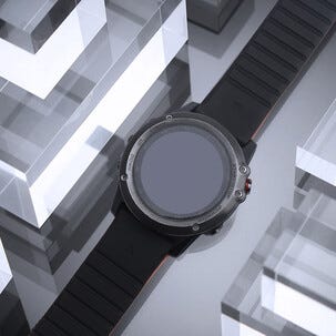 Magnetisk klokkereim for Garmin 22 mm, svart