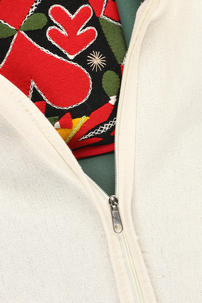 Klädpåse med dragkedja, tyg