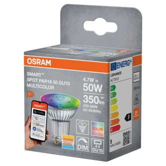 Osram Smart+ Matter GU10 RGBW LED 4,7 W