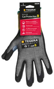 Tegera 8805R skärskyddshandskar med värmeskydd, B