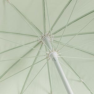 Strandparasoll Ø 185 cm, grön