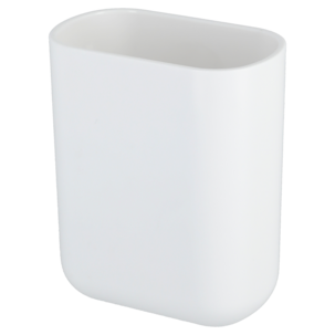 Tandborstmugg vägg plast självhäftande, vit